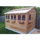 Outdoor Living Today - 8x8 Sunshed Garden Includes Dutch Door & 6 Functional Windows with Screens