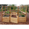 Outdoor Living Today - 8x12 Raised Cedar Garden Bed with Deer Fence